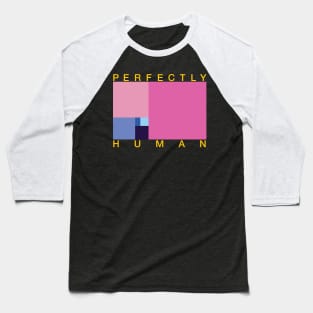 Perfectly Human - Omnisexual Pride Flag Baseball T-Shirt